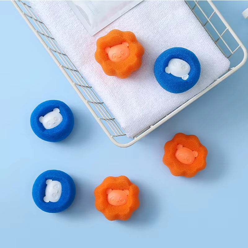3Pcs Pet Hair Remover Reusable Ball Laundry Washing Machine Filter Wool Sticker Cat Hair Remover Pet Fur Lint Catcher Home